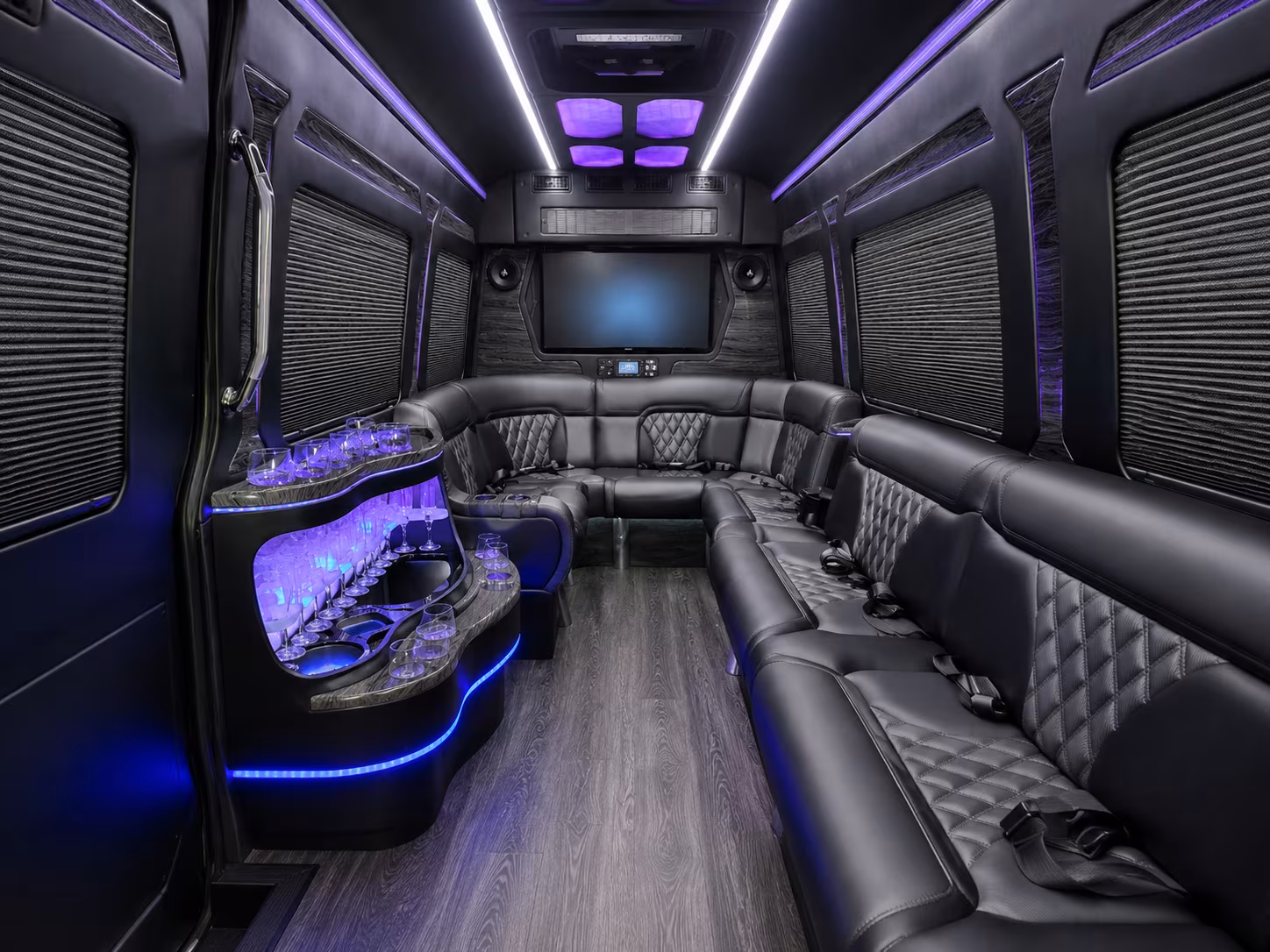 great falls corporate event transportation onboard seating