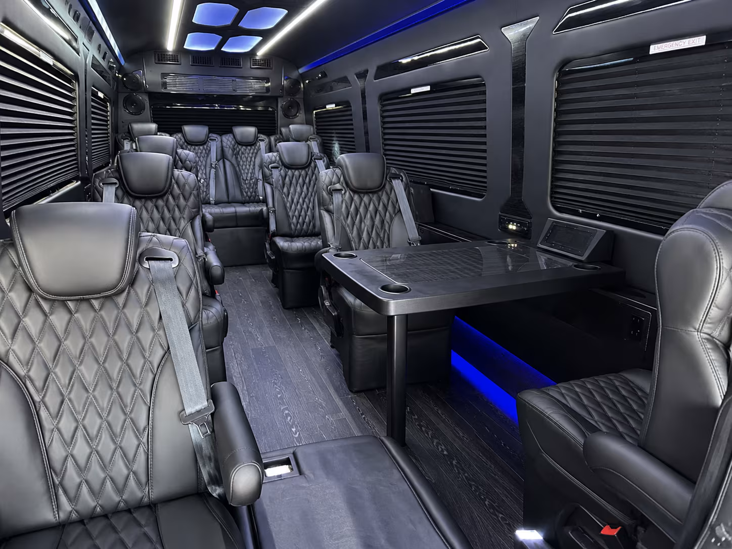 sprinter van with driver interior
