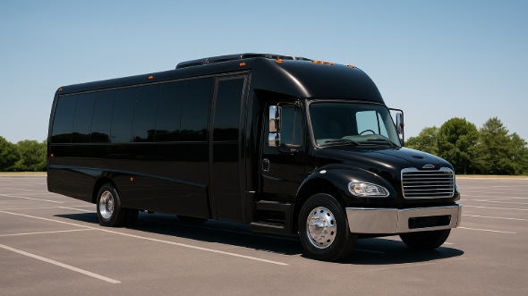 Exterior of Charter Bus Company Great Falls's 20 Passenger Mini bus in Great Falls