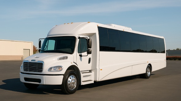 Exterior of Charter Bus Company Great Falls's 25 Passenger Mini bus in Great Falls