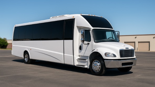 Exterior of Charter Bus Company Fargo's 30 Passenger Minibus in Fargo