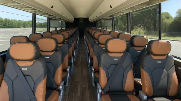 great falls 54 passenger charter bus rental