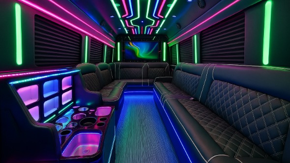 great falls party bus rental inside